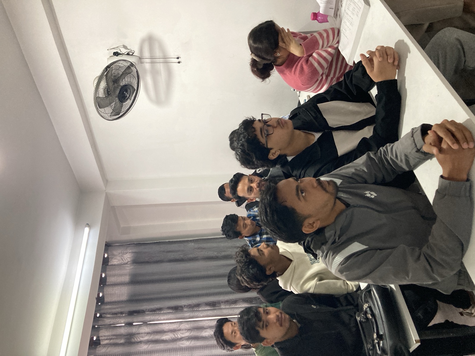 Live Japanese language class at Dojo International, Koteshwor campus